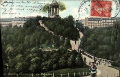 CPA Paris Buttes Chaumont Le Belvedere 