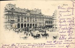 CPA Paris Saint Lazare Cour de Rome 