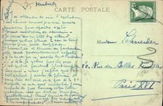 VINTAGE POSTCARD Paris the place of the Opera and the theater