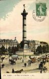 CPA Paris La Place De La Bastille
