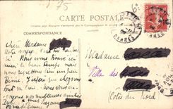 VINTAGE POSTCARD Paris German St I' Auxerrois