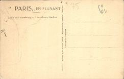 CPA Paris En Flanant Jardin Du Luxembourg