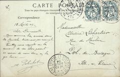 VINTAGE POSTCARD Paris the Bridge With the Exchange Law courts