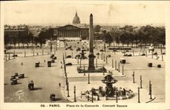 CPA Paris Place De La Concorde