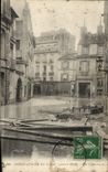 CPA Inondations De Paris Rue Chanoinesse 