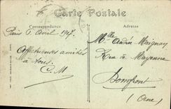 CPA Paris Boulevard Malesherbes et l'eglise Saint Augustin