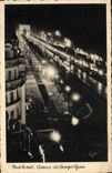 VINTAGE POSTCARD Paris the Night Which occurred Of the Champs Elysées