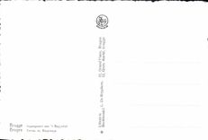 POSTAL MODERNA Brujas entrada del beguinage