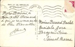 MODERN CARD Paris And Its Wonders Basin of Tileries