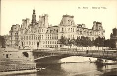 CPA Paris Hotel De Ville