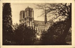 CPA Paris Cathedrale Notre Dame