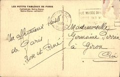 CPA Paris Cathedrale Notre Dame