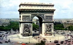 CPM Paris L'Arc De Triomphe 