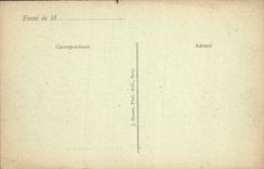 VINTAGE POSTCARD Paris Panorama Of the Place Of the Harmony Taken In Balloon