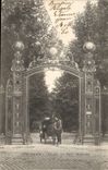 CPA Paris Entree Du Parc Monceau Caleche Cheval