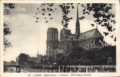 CPA Paris Notre Dame L'Abside