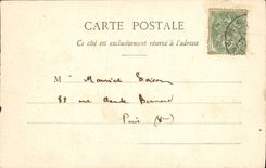 Torre Eiffel del panorama de París de la POSTAL de la VENDIMIA