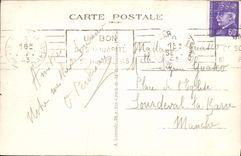 CPA Paris Parc Monceau La Naumachie vaste bassin ovale entoure d'une colonnade corinthienne 