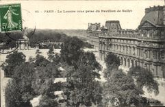 CPA Paris Le Louvre Vue prise du pavillon de Sully 