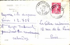 MODERN CARD Paris While Strolling Basilica of the Sacring Heart of Montmartre