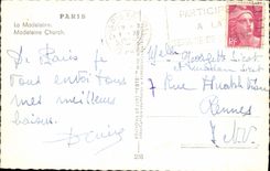 CPM Paris La Madeleine 