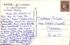 CPM Paris En Flanant Eglise De La Madeleine