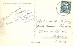 CPM Paris Vue Generale De Notre Dame