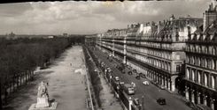 CPM Paris Rue De Rivoli Et Jardin Des Tuileries 