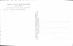 POSTAL MODERNA Chamonix Montenvers tiene la cueva del mar del hielo entrado de la cueva