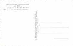 POSTAL MODERNA Chamonix Montenvers tiene la cueva del mar del hielo que el cuarto tiene que dormir