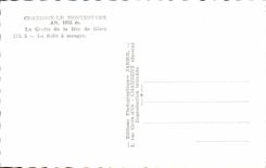 POSTAL MODERNA el comedor de Chamonix Montenvers tiene la cueva del mar del hielo