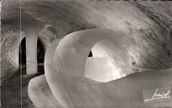 POSTAL MODERNA Chamonix Montenvers tiene la cueva del mar del hielo el gondole