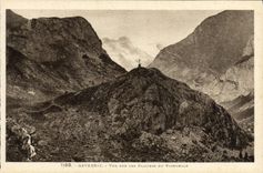 CPA Gavarnie Vue Sur Les Glaciers Du Vignemale