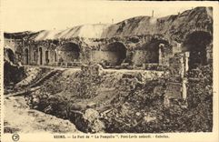 CPA Reims Le Fort De La Pompelle pont Levis Aneanti Galeries Militaria