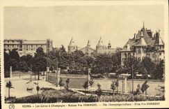 CPA Reims Les Gaves A Champagne Maison Vve Pommery 