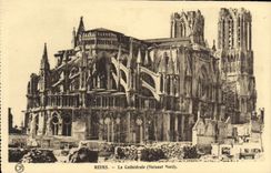 CPA Reims La Cathedrale