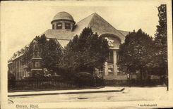 VINTAGE POSTCARD Duren Rhld Landratsamt