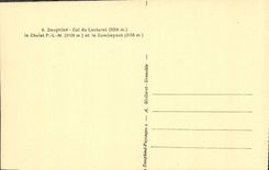 CPA Dauphine Col Du Lautaret Le Chalet PLM et le Combeynot 