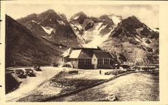 VINTAGE POSTCARD Dauphine Lautaret the country cottage PLM and Meije