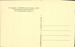 CPA Dauphine Lautaret Ses Environs La table d'orientation du Galibier et le grand Galibier