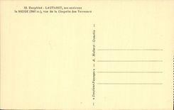 VINTAGE POSTCARD Dauphine Lautaret Its Surroundings Meige seen of the vault of the Terraces