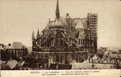 VINTAGE POSTCARD Rheims the Cathedral Seen De I' Abside Before the war