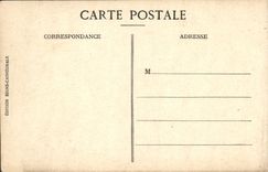 POSTAL Reims interior de la VENDIMIA de la catedral antes de la guerra