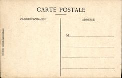 VINTAGE POSTCARD Rheims Court Of the Chapter After the Militaria War