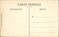 VINTAGE POSTCARD Rheims Carries Roman And Places Republic after the Militaria war