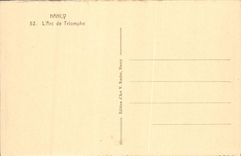 CPA Nancy L'Arc De Triomphe Automobile