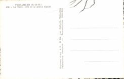 CPA Versailles Le tapis vert et le grand canal