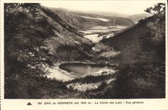VINTAGE POSTCARD Surroundings of Hohneck the valley of the lakes View