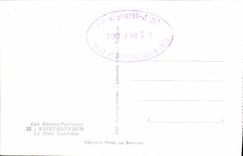 CPA Saint Sauveur Le pont Napoleon