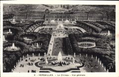 CPA Versailles Le Chateau Vue Generale
